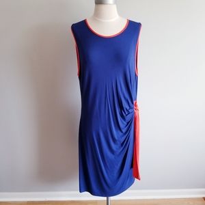 Saint Tropez West scoop neck sleeveless blue dress
